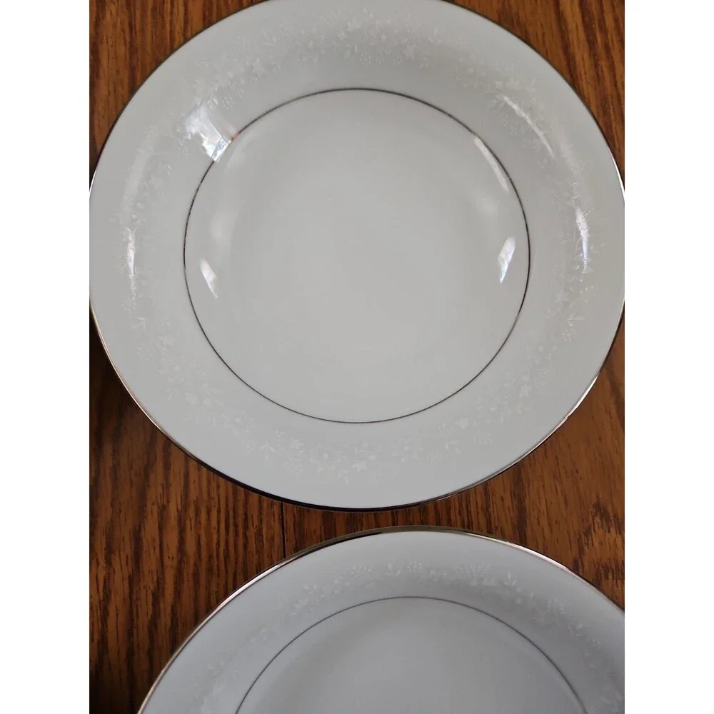Noritake BUCKINGHAM Set of 4~7-1/2in. Cereal Soup Bowls #6438 Japan